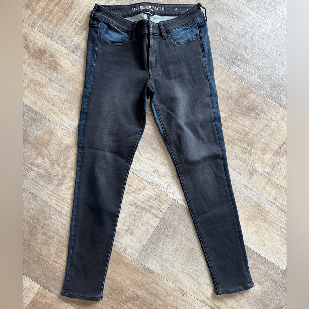 American Eagle Bi-colored jeggings